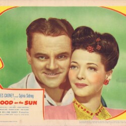 BLOOD ON THE SUN LOBBY CARD