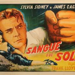 BLOOD ON THE SUN - FOREIGN LOBBY CARD