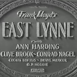 EAST LYNNE TITLE CARD