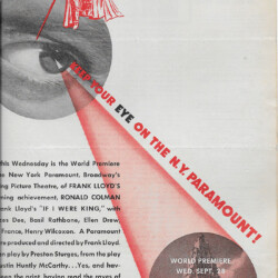 IF I WERE KING ADVERTISEMENT