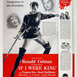 IF I WERE KING ADVERTISEMENT