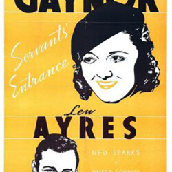 SERVANTS' ENTRANCE POSTER