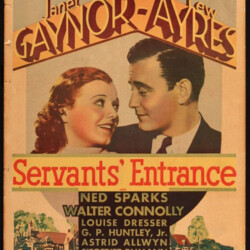 SERVANTS' ENTRANCE POSTER