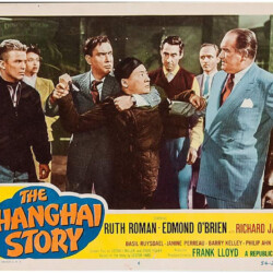 THE SHANGHAI STORY LOBBY CARD