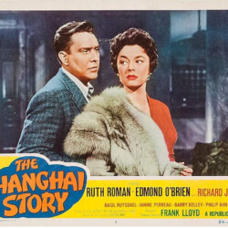 THE SHANGHAI STORY LOBBY CARD
