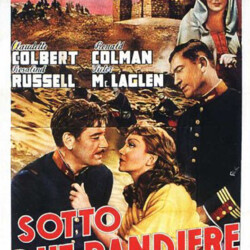 UNDER TWO FLAGS FOREIGN POSTER