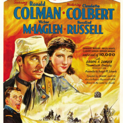 UNDER TWO FLAGS POSTER