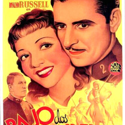 UNDER TWO FLAGS FOREIGN POSTER