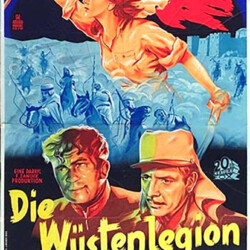 UNDER TWO FLAGS FOREIGN POSTER