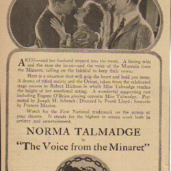 THE VOICE FROM THE MINARET